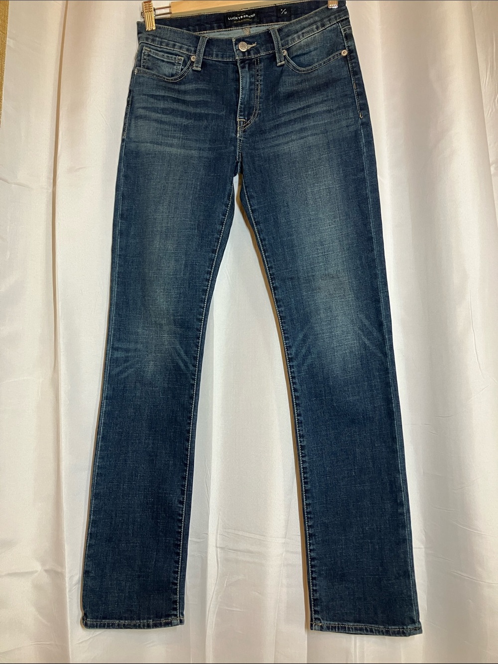 Lucky Brand Women's Straight Leg Dark Indigo Jeans